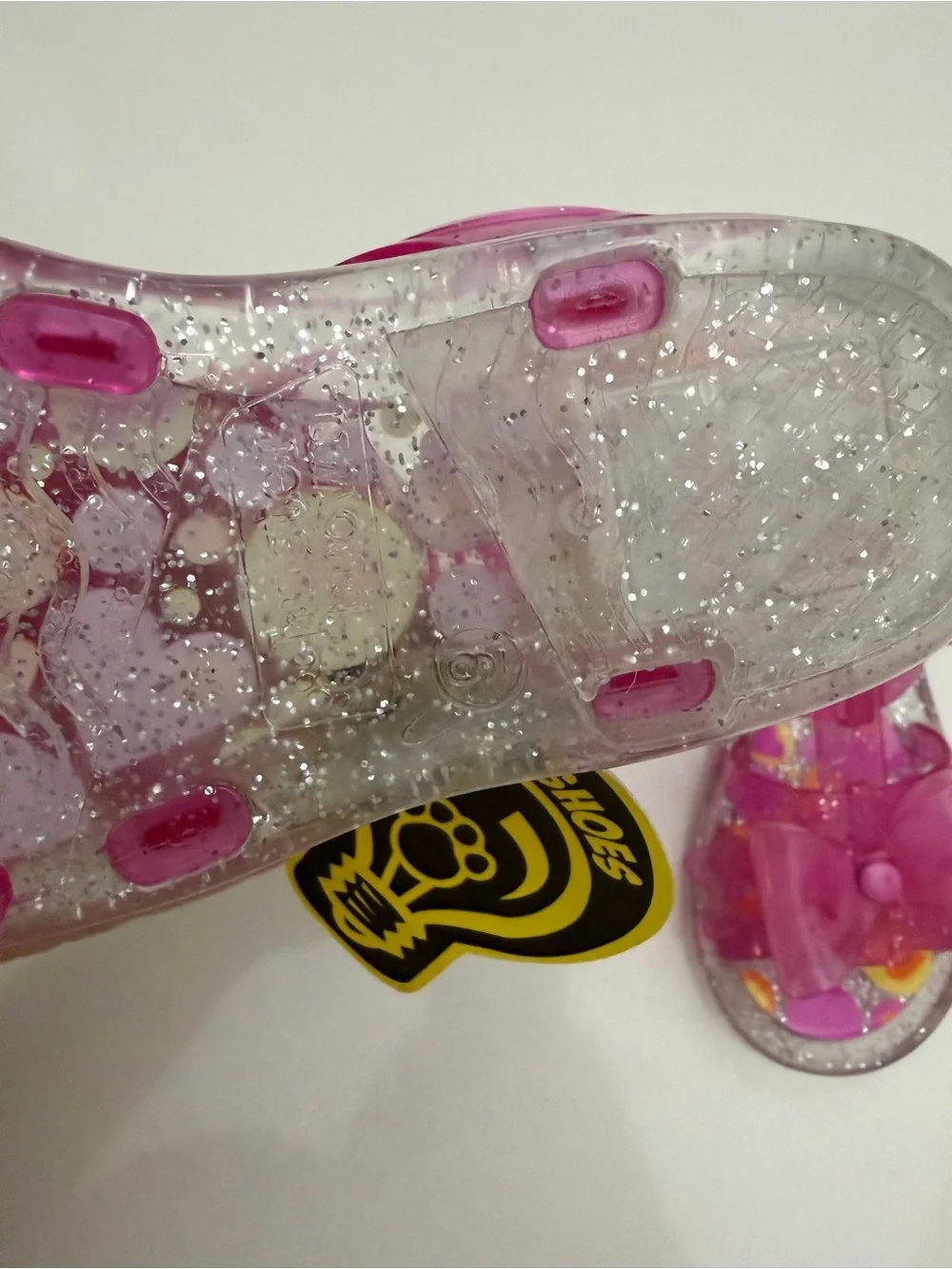 Buster Brown Hot Pink Bow Jelly Sandals for Kids